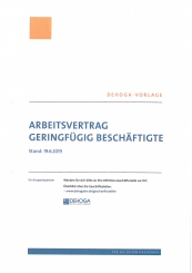 Arbeitsvertrag für geringfügig Beschäftige B-W 