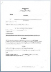 Arbeitsvertrag für geringfügig Beschäftige NRW 