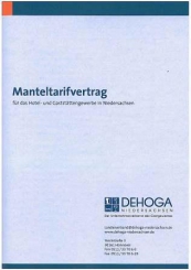 Manteltarifvertrag Hotel-& Gaststättengewerbe Niedersachsen 