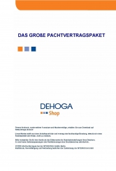 Das große Pachtvertragspaket Gastronomie  / DEHOGA-Muster 