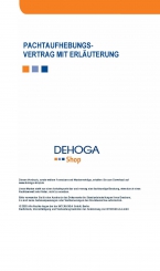 Pachtaufhebungsvertrag Gastronomie mit Erläuterung 