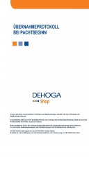 Übernahmeprotokoll Gastronomie bei Pachtbeginn/DEHOGA-Muster 